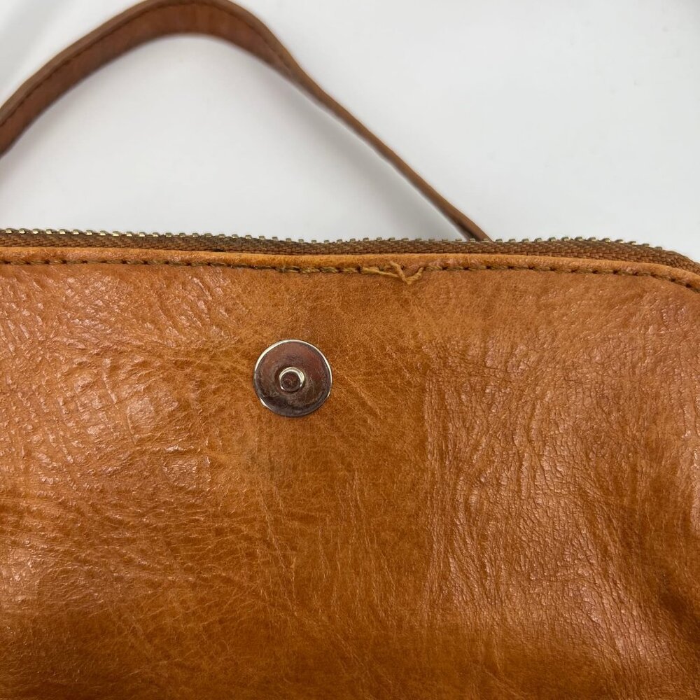 Kenneth Cole Reaction Brown Mini Crossbody Bag | Faux Leather - Picture 8 of 10